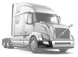 Bumper Corner No Fog Hole w/Chrome Trims & Bracket Passenger 2016-2017 Volvo VNL
