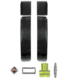 Top and Lower Wind Fairings Cab Extenders Set International LT LT625