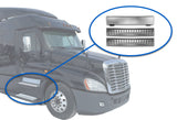 Steps 37.5" & Step Skirt of Front Side Fairing Aluminum Metal Set Passenger 2008-2017 Freightliner Cascadia 125