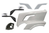 Hood Fender Fiberglass Driver with Set 2004-2017 Volvo VNL
