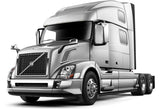 Headlights with LED bar Chrome Set 2004-2017 Volvo VNL VNX VT