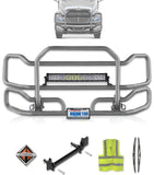 Front Grey Grille Guard Large 2008+ International Prostar (plastic bumper)