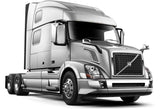 Headlight with LED bar Chrome Passenger 2004-2017 Volvo VNL VNX VT