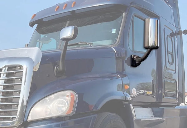 Chrome Heated Lower Small Mirror Glass – Fits Freightliner Cascadia Left Or Right