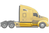 Front and Rear Fairing Panels 69" Passenger Set Kenworth T680