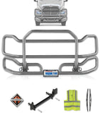 Front Grey Grille Guard Large International RH (plastic bumper)