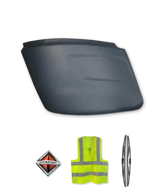 Bumper End Corner Extension Plastic Passenger International LT625