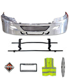 Bumper Fold Over Chrome Steel 2006-2015 International Prostar