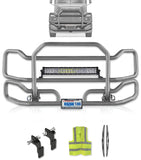 Front Grey Grille Guard Large 2004+ Mack CH Set-Back