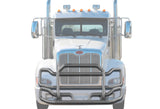 Front Grey Grille Guard Large Peterbilt 386