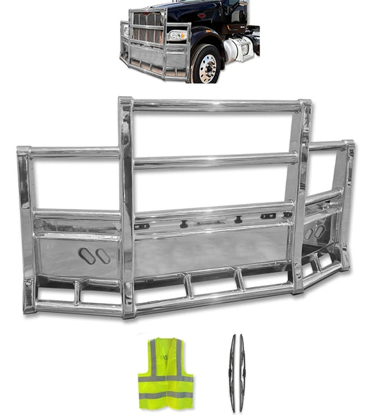 Grille Deer Bumper Herd Defender Guard 2008-2025 Peterbilt 567 SBA