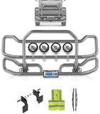 Front Grey Grille Guard Large 1999-2003 Mack CH Set-Back