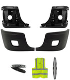 Bumper Corners Outer and Inner With Fog Holes Set 2008-2017 Freightliner Cascadia 125 113