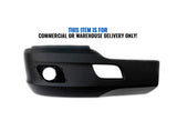 Bumper Corner With Fog Hole Plastic Black Passenger Kenworth T680