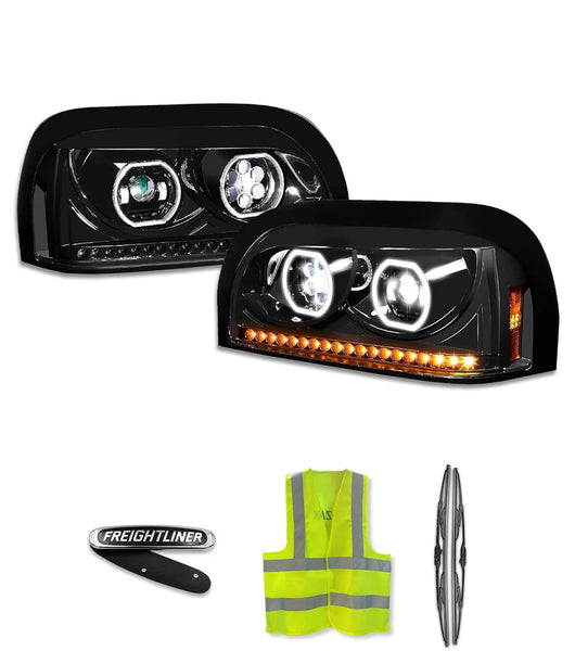 Headlights LED Set 1996-2011 Freightliner Century 112 120