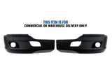 Bumper Corners With Fog Hole Plastic Black Set Kenworth T680
