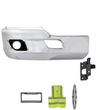 Bumper Corner With Fog Hole Plastic Chrome Passenger Kenworth T680