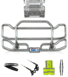 Front Grille Guard Large Chrome Freightliner Columbia