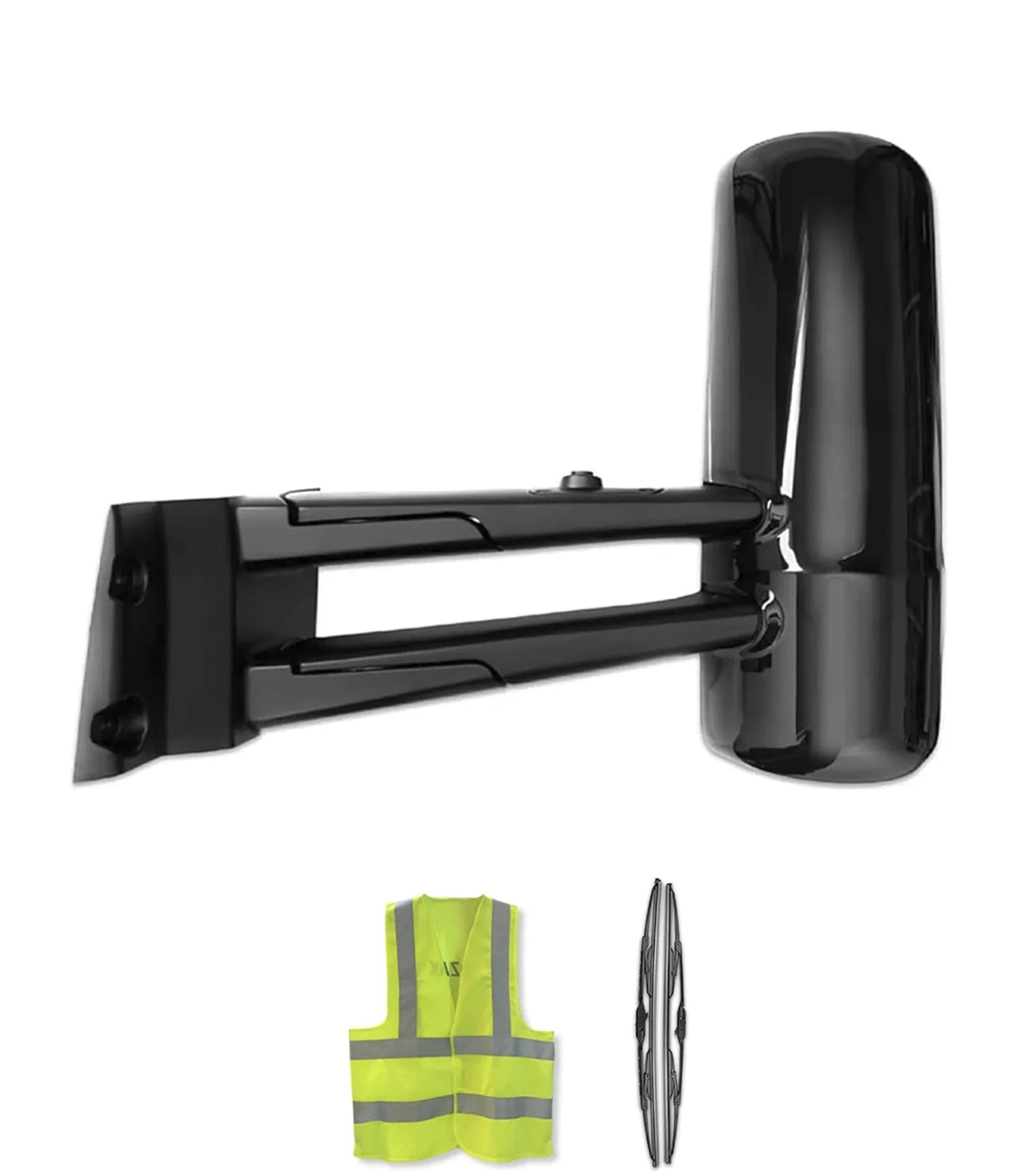Door Mirror Black Driver Kenworth 2013-2021 T680 T880