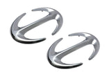 Front Hood Grille Hino Genuine Emblems Logo 2 pcs Set