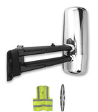 Door Mirror Chrome Driver Kenworth 2013-2021 T680 T880