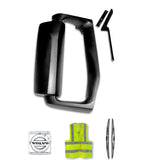 Side View Door Mirror Power Heated Black Passenger Volvo 2004+ VNL VNM VNX