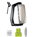 Side View Door Mirror Power Heated Chrome Driver Volvo 2004+ VNL VNM VNX