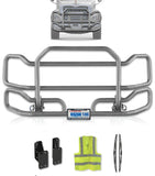 Front Grey Grille Guard Large 2004+ Mack Granite GU713 (Set-Back)