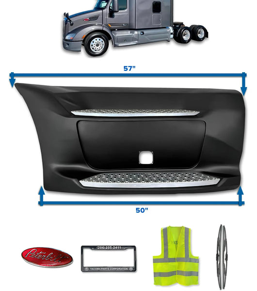 Front Fairing with Tool Box Cover Plastic w/ 2 Steps Driver 2013-2021 Peterbilt 579