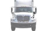 Towing Hood Mirror Chrome Left Side International Durastar -