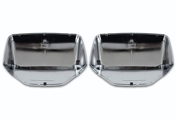 DOPPELGANGERディスクカバー レア物 Hood Mirror Covers Chrome Set 2010-2017 Peterbilt 579 – Tacoma