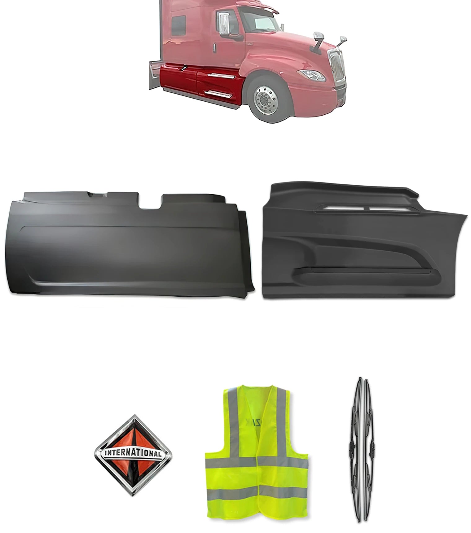 Fairing Panels Front and Rear Passenger International LT625