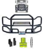 Kozak Black Front Grille Guard Large Mack Granite Gu713 Set-Back 2004+ -
