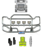 Kozak Chrome Front Grille Guard Large Mack Granite Gu713 Set-Back 2004+ -
