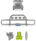 Grille Guard with Lights Chrome 2004-2017 Mack CX
