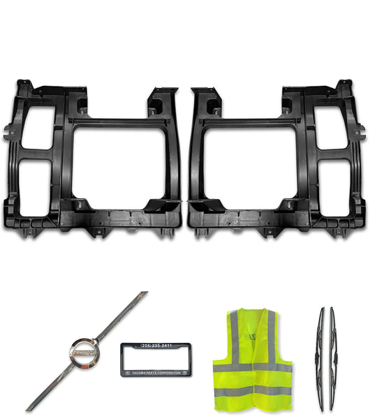 Large Inner Supports for The Rear Step Fairings Set 2018+ Volvo VNL