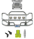 Front Grille Guard Large Chrome 1999-2003 Volvo VNL