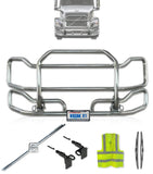 Front Grille Guard Large Chrome 2004-2017 Volvo VNL