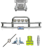 Front Grille Guard Square 2018+ Volvo VNL