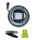 LED Fog Light Black Right Freightliner Columbia 2000-2015, Century -