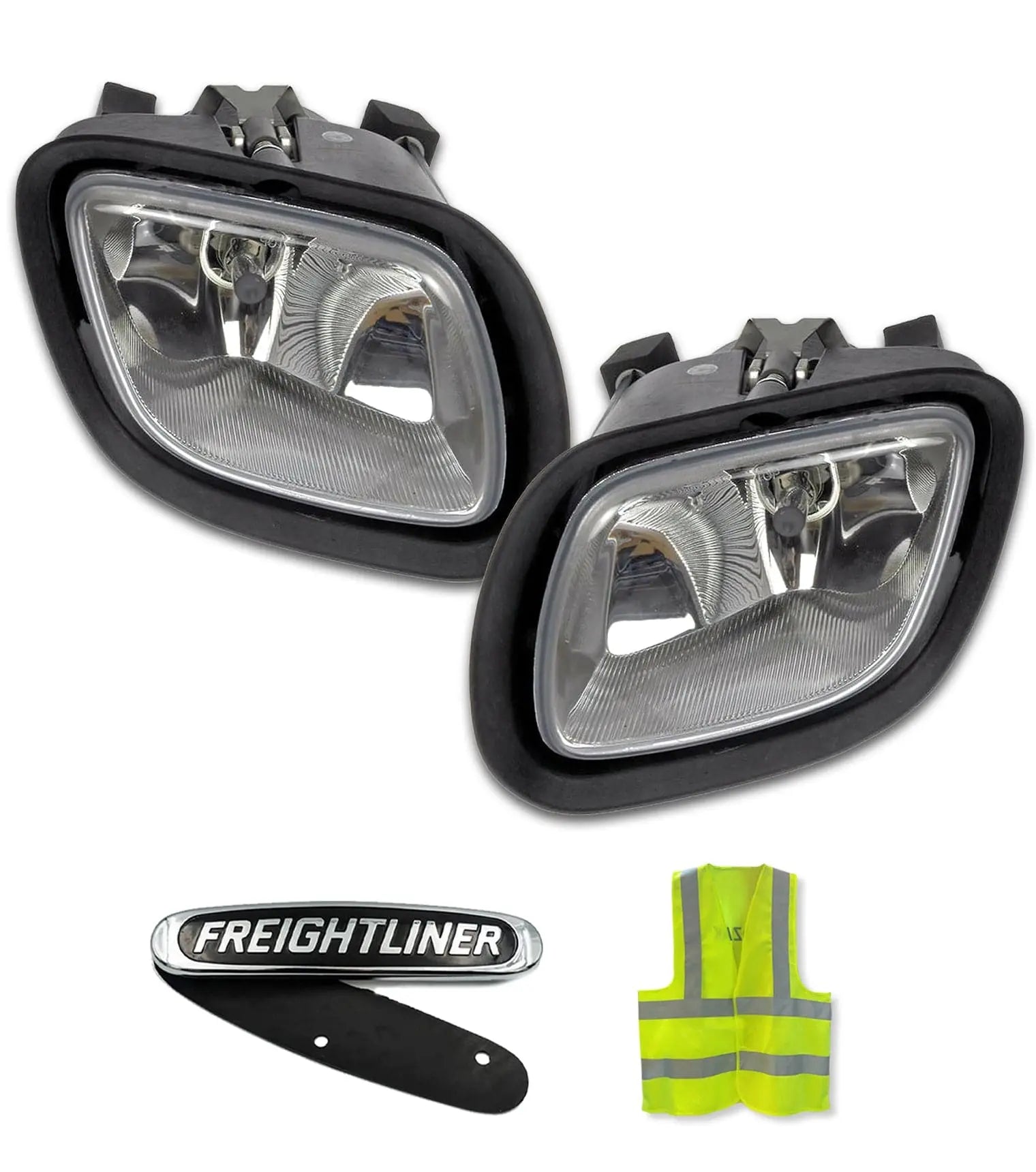Fog Lights Lamps Pair Freightliner Cascadia 2008-2017 -