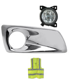 Fog Light Bezel Chrome Plastic & Fog Light Passenger Kenworth T660