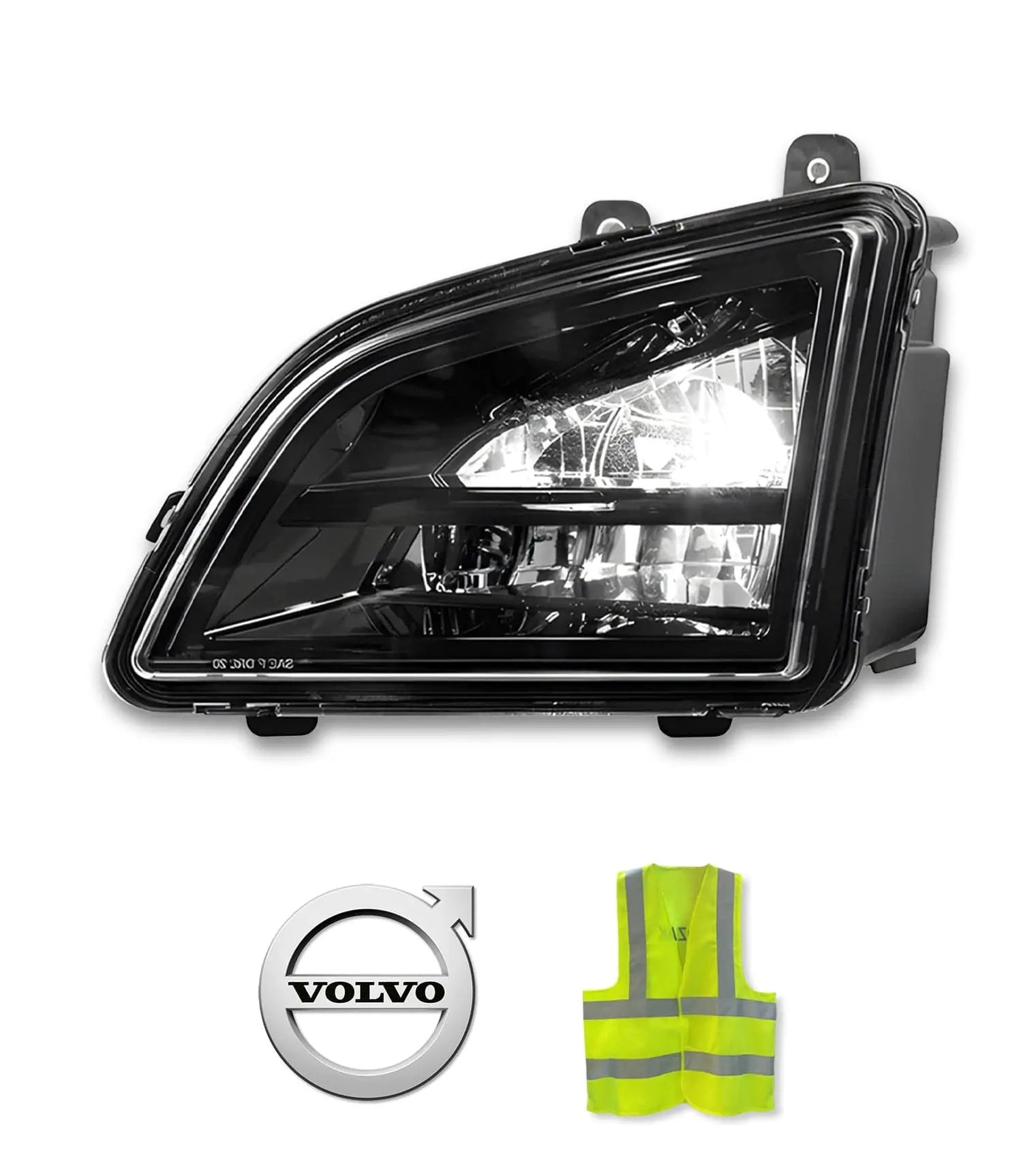 Full LED Fog Light Lamp Clear Lens Left Volvo VNL VT 2018+ -