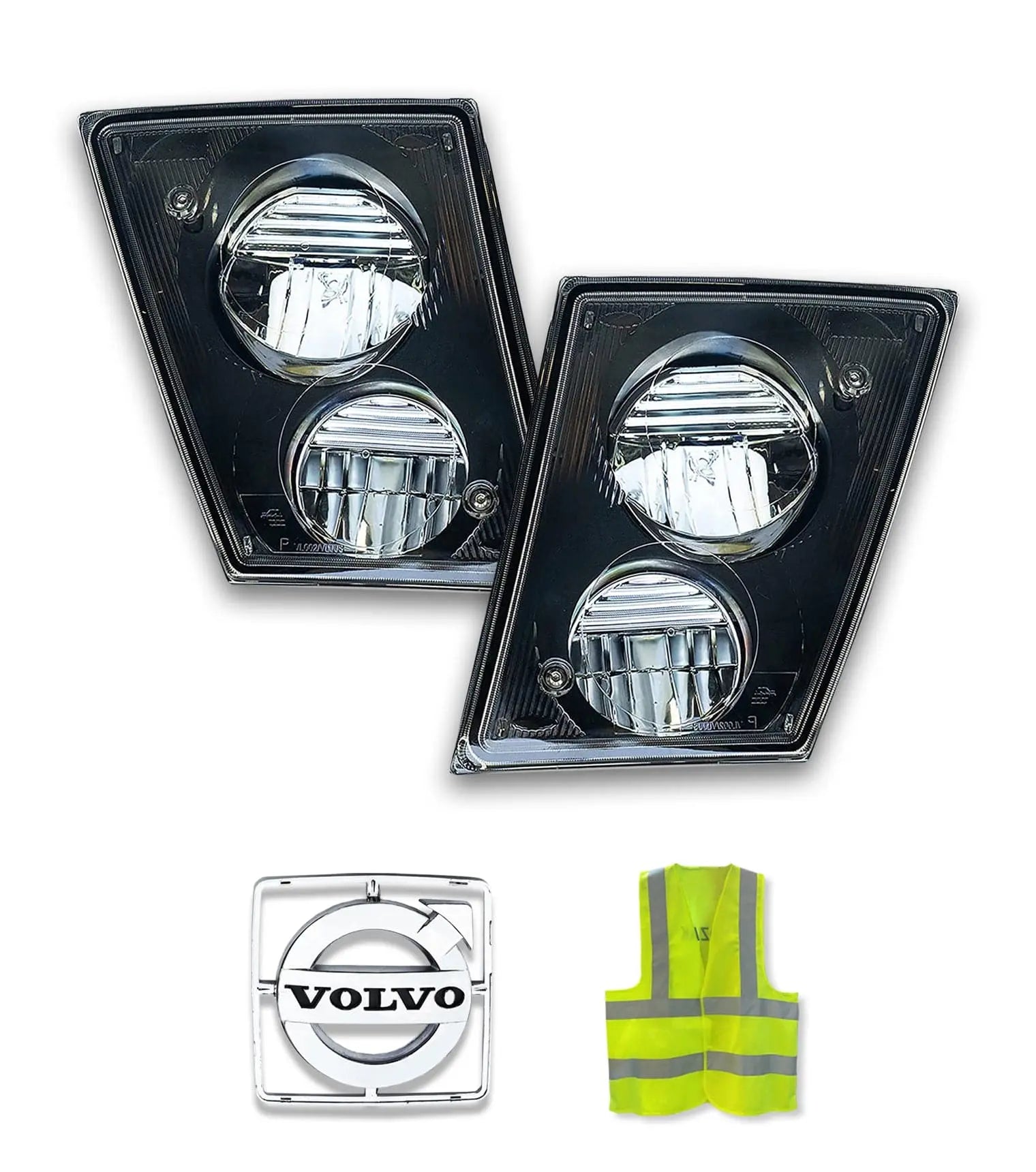 Fog Lights LED Lamp Pair Volvo VNL 2004-2017 -