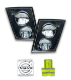 Fog Lights LED Lamp Pair Volvo VNL 2004-2017 -