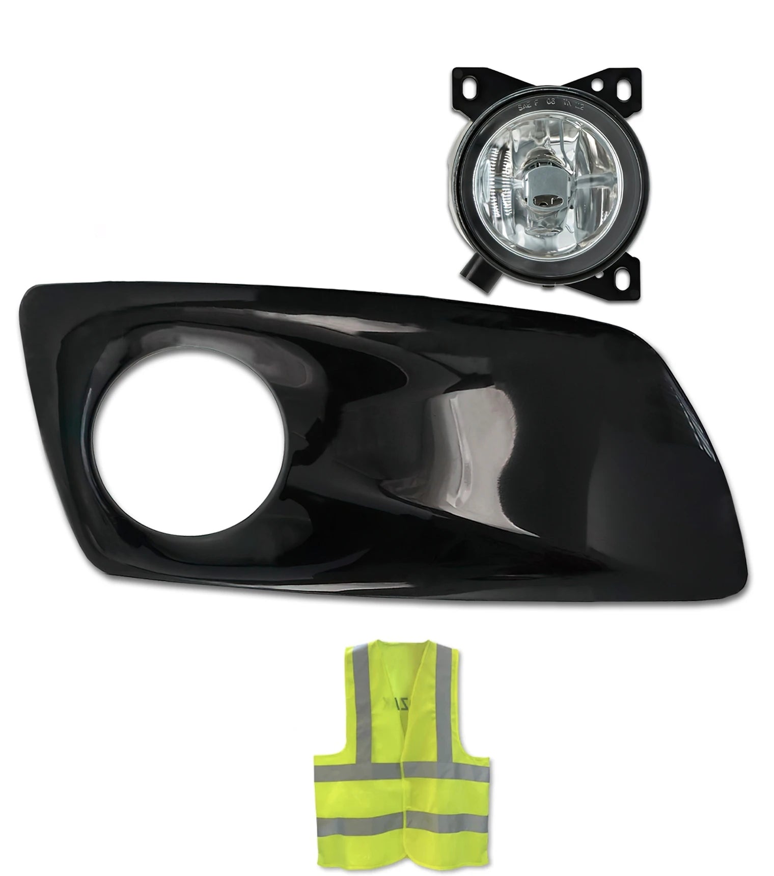 Fog Light Bezel Black Plastic & Fog Light Passenger Kenworth T660