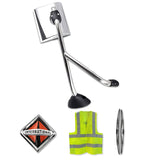 Towing Hood Mirror Chrome Right Side International Durastar -