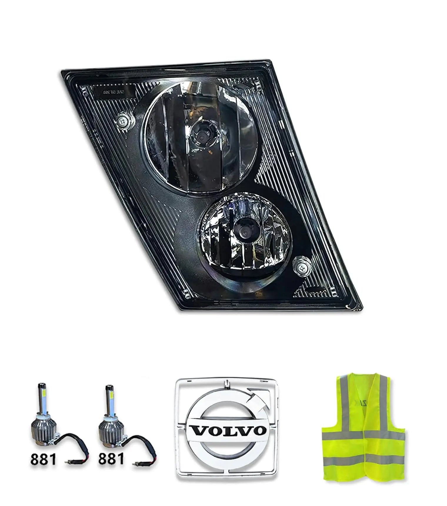 Black Housing Fog Light Right Volvo VNM VN VNL 2004-2017 -
