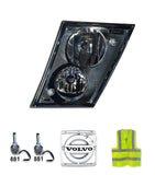 Black Housing Fog Light Left Volvo VNM VN VNL 2004-2017 -