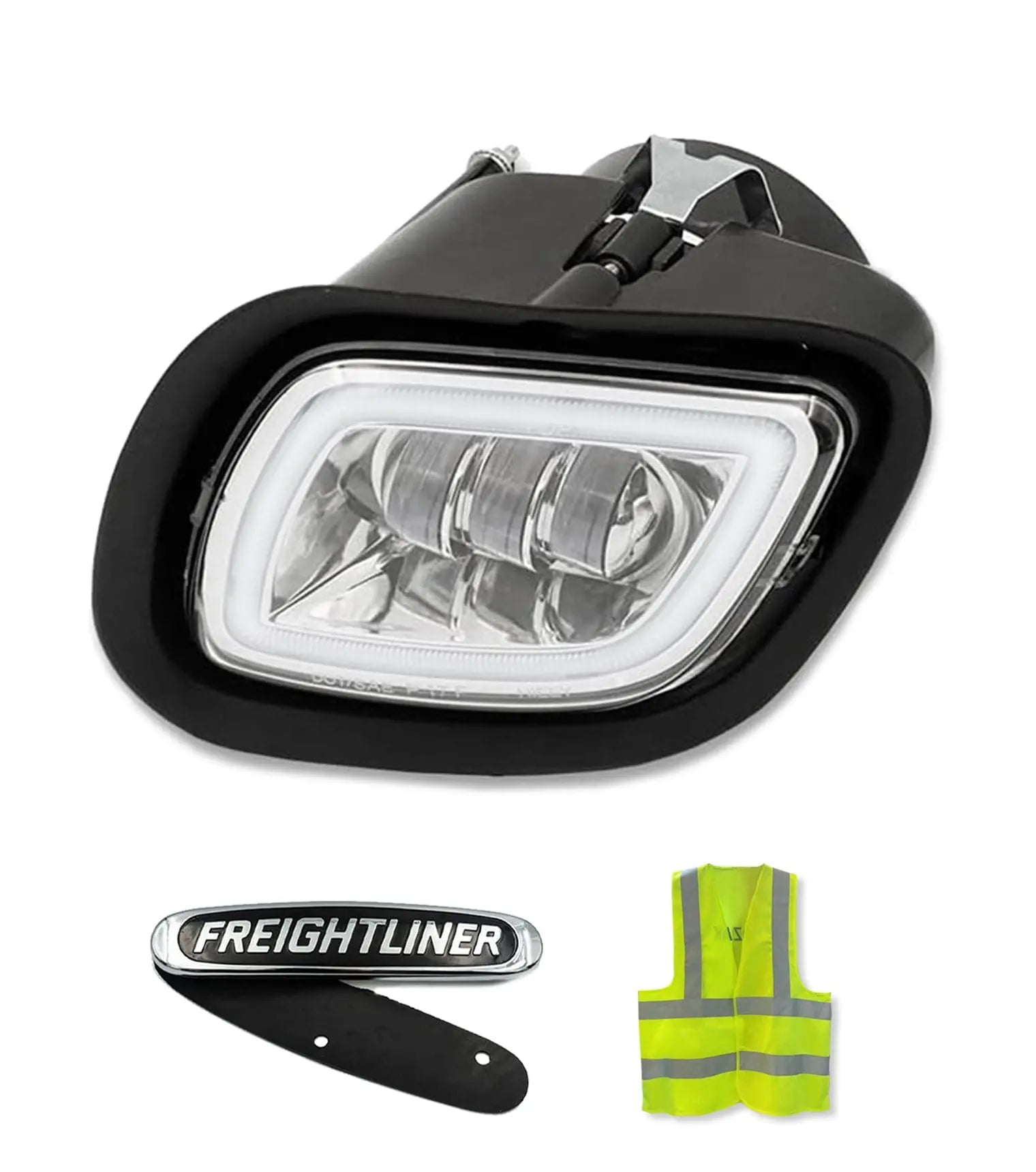 Full LED Projector Fog Light Chrome Left Freightliner Cascadia 2008-2017 -